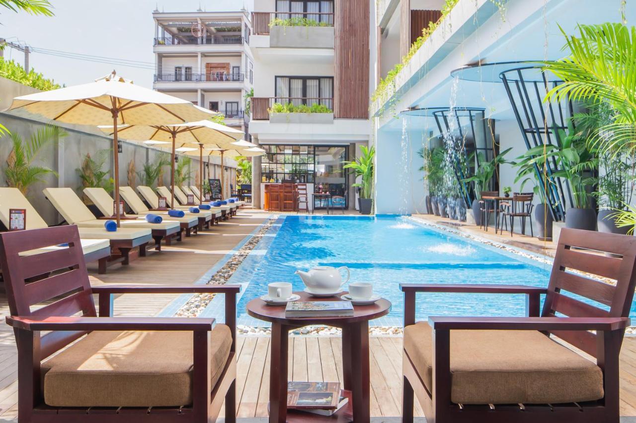 เสียมเรียบ พาเลซ โฮเทล แอนด์ สปา Hotel เสียมราฐ ภายนอก รูปภาพ